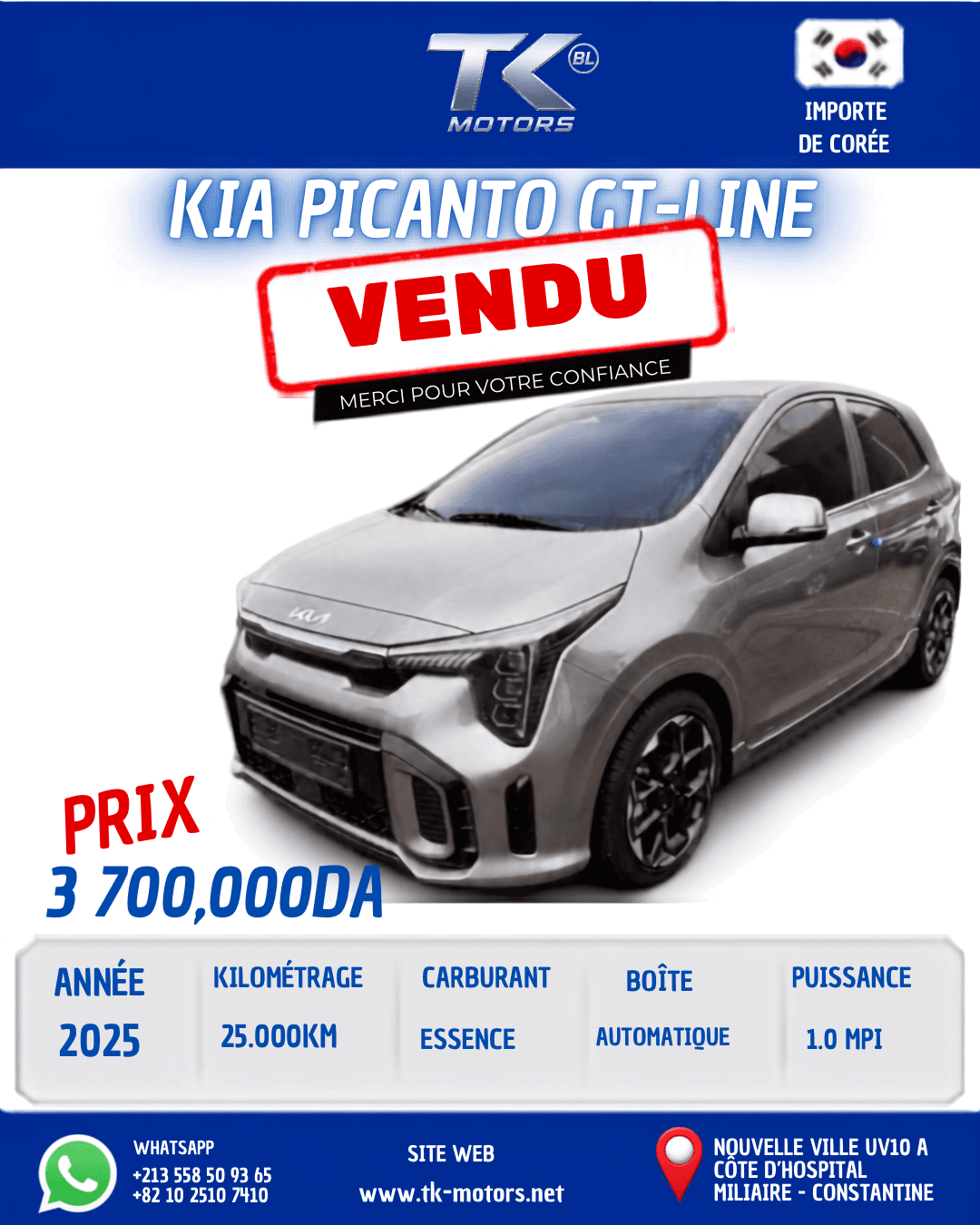 KIA MORNING GT-LINE
